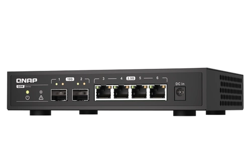 Schakelaar QNAP QSW-2104-2S 4x RJ-45 10/100/1000/2500 Mbps 2x SFP+