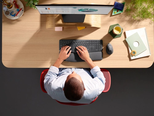 Draadloze toetsenbord Logitech ERGO K860 for Business QWERTZ (DE)