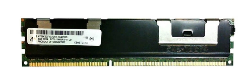 RAM-geheugen 1x 8GB Micron ECC REGISTERED DDR3 2Rx4 1333MHz PC3-10600 RDIMM | MT36KSZF1G72PZ-1G4