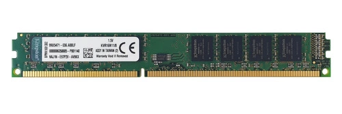 RAM-geheugen 1x 8GB Kingston NON-ECC UNBUFFERED DDR3 1600MHz PC3-12800 UDIMM | KVR16N11/8