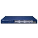 Schakelaar Planet GSW-2824P 28x 1Gb 2x SFP 250 W PoE+