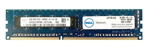 RAM-geheugen 1x 4GB Hynix ECC UNBUFFERED DDR3 2Rx8 1333MHz PC3-10600 UDIMM | HMT351U7BFR8C-H9
