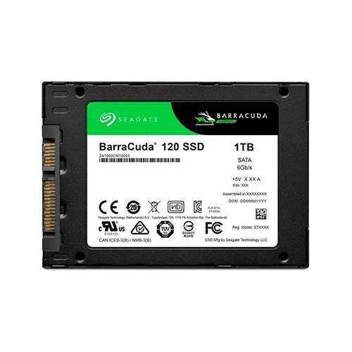 SSD-schijf Seagate BarraCuda 1000GB 2.5'' SATA 6Gb/s | ZA1000CM1A003