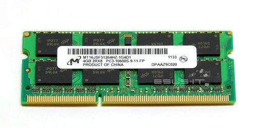 RAM-geheugen 1x 4GB Micron SO-DIMM DDR3 1333MHz PC3-10600 | MT16JSF51264HZ-1G4D1