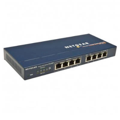 Schakelaar Netgear FS108PEU 8x 10/100 53 W PoE