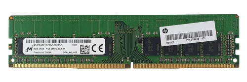 RAM-geheugen 1x 8GB Micron ECC UNBUFFERED DDR4 2Rx8 2666MHz PC4-21300 UDIMM | MTA18ASF1G72AZ-2G6