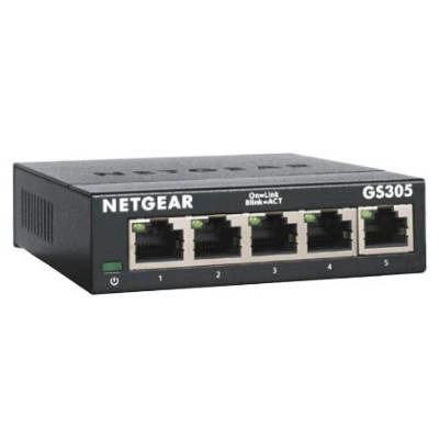 Schakelaar Netgear GS305-300PES 5x 10/100/1000