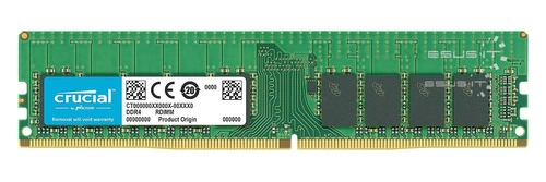 RAM-geheugen 1x 8GB Crucial ECC REGISTERED DDR4 1Rx8 2666MHz PC4-21300 RDIMM | CT8G4RFS8266-2G6D1
