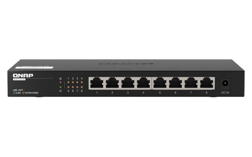 Schakelaar QNAP QSW-1108-8T 8x RJ-45 10/100/1000/2500 Mbps