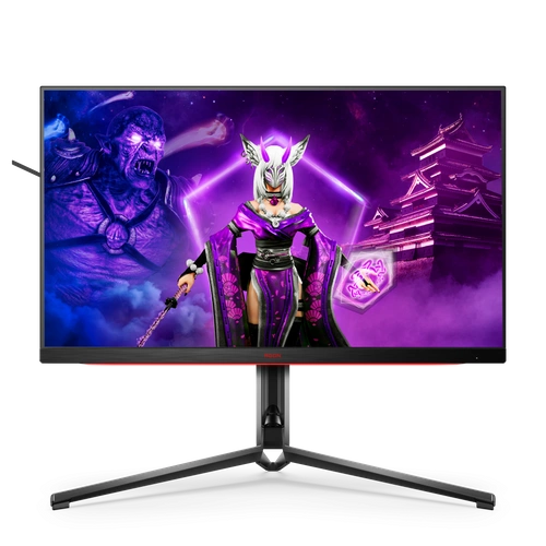Monitoren 27" AOC Q27G2E/BK 2560 x 1440 QHD 155Hz schermmatrix VA