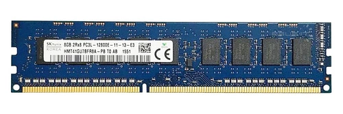RAM-geheugen 1x 8GB Hynix ECC UNBUFFERED DDR3 1600MHz PC3-12800 UDIMM | HMT41GU7DFR8A-PB