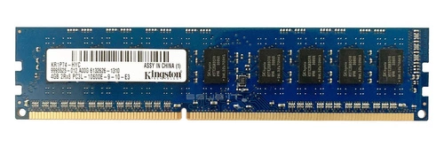 RAM-geheugen 1x 4GB Kingston ECC UNBUFFERED DDR3 1333MHz PC3-10600 UDIMM | 9995525-012.A00G