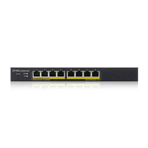 Schakelaar Zyxel GS1900-8HP-EU0103F 8x 1Gb 70W PoE+