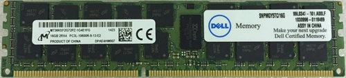 RAM-geheugen 1x 16GB DELL PowerEdge & Precision Workstation DDR3 1333MHz ECC REGISTERED | SNPMGY5TC/16G