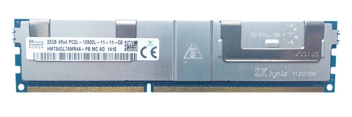 RAM-geheugen 1x 32GB Hynix ECC LOAD REDUCED DDR3 1600MHz PC3-12800 LRDIMM | HMT84GL7AMR4A-PB