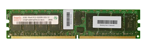 RAM-geheugen 1x 2GB Hynix ECC REGISTERED DDR2 400MHz PC2-3200 RDIMM | HYMP125R72AP4-E3