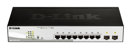 Schakelaar D-Link DGS-1210-10P/E 8x 1Gb 2x SFP 65 W PoE+