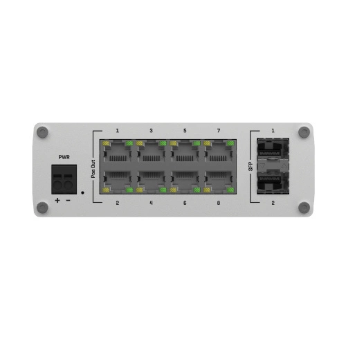 Schakelaar Teltonika TSW200 8x 1Gb 2x SFP 240 W PoE+