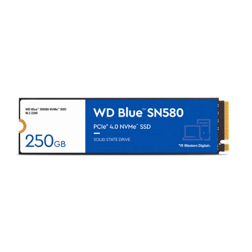 SSD-schijf Western Digital WD Blue SN580 250GB M.2 2280 NVMe PCIe TLC | WDS250G3B0E