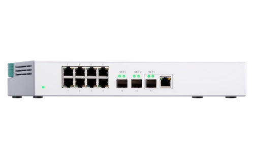 Schakelaar QNAP QSW-308-1C 8x RJ-45 10/100/1000 Mbps 1x RJ-45/SFP+ 2x SFP+