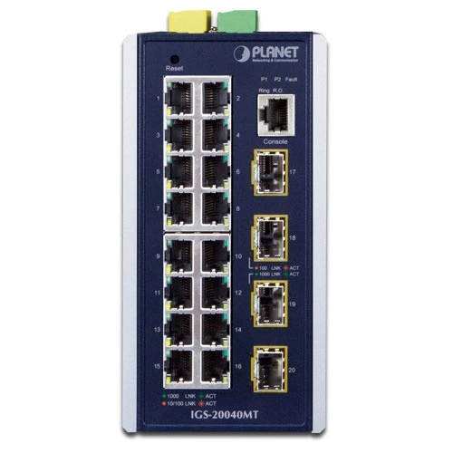 Schakelaar Planet IGS-20040MT 16x 1Gb 4x SFP