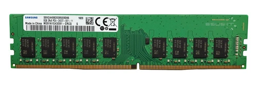 RAM-geheugen 1x 8GB Samsung ECC UNBUFFERED DDR4 2400MHz PC4-19200 UDIMM | M391A1G43EB1-CRC