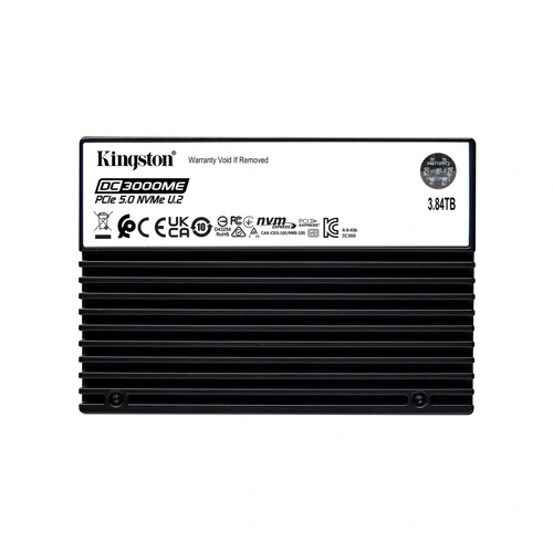 SSD-schijf Kingston DC3000ME 3.84TB U.2 NVMe PCIe Gen5 x4 | SEDC3000ME/3T8