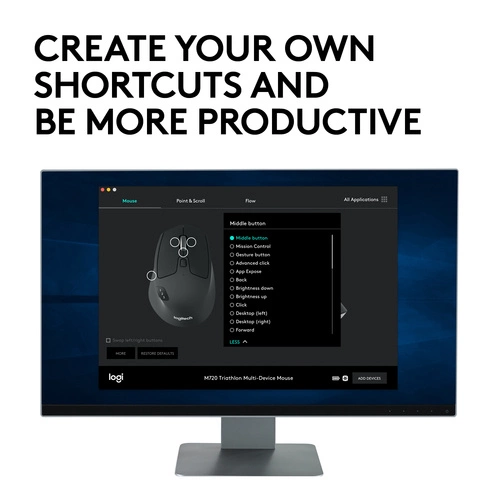 Draadloze muis Logitech M720 910-004791