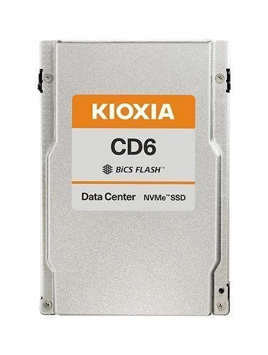 SSD-schijf Kioxia CD6-R 7680GB U.3 PCIe Gen4 TLC | KCD61LUL7T68