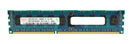 RAM-geheugen 1x 2GB Hynix ECC REGISTERED DDR3 1333MHz PC3-10600 RDIMM | HMT125R7BFR8C-H9