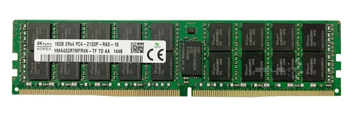 RAM-geheugen 1x 16GB Hynix ECC REGISTERED DDR4 2133MHz PC4-17000 RDIMM | HMA42GR7MFR4N-TF