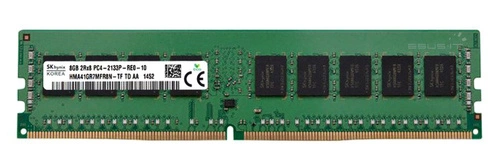 RAM-geheugen 1x 8GB Hynix ECC REGISTERED DDR4 1Rx4 2400MHz PC4-19200 RDIMM | HMA41GR7AFR4N-UH
