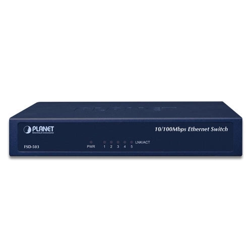 Schakelaar Planet FSD-503 5x 100Mb
