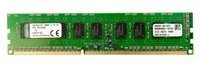 RAM-geheugen 1x 4GB Kingston ECC UNBUFFERED DDR3 1333MHz PC3-10600 UDIMM | KTD-PE313E/4G