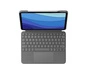 Bedraad toetsenbord Logitech Combo Touch QWERTZ