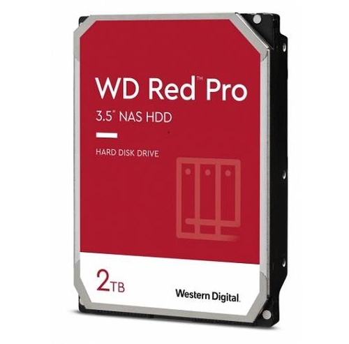 Harde schijf Western Digital RED PRO 3.5'' HDD 2000GB 7200RPM SATA 6Gb/s 64MB | WD2002FFSX
