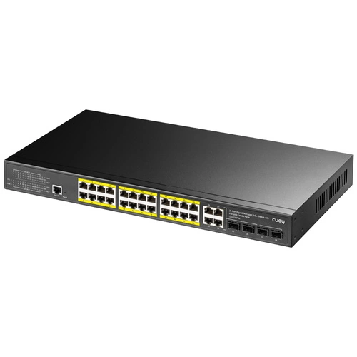 Schakelaar Cudy GS2028PS4-300W 24x 1Gb 4x SFP+ 300 W PoE+