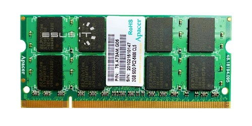 RAM-geheugen 1x 2GB Apacer SO-DIMM DDR2 800MHz PC2-6400 | 75.A73AM.G06