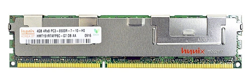 RAM-geheugen 1x 4GB Hynix ECC REGISTERED DDR3 1066MHz PC3-8500 RDIMM | HMT151R7AFP8C-G7