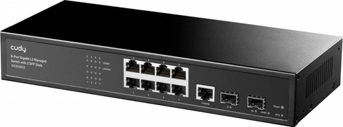 Schakelaar Cudy 8x 1Gb 2x SFP
