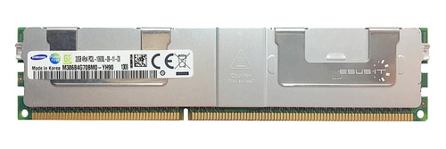 RAM-geheugen 1x 32GB Samsung ECC LOAD REDUCED DDR3 4Rx4 1333MHz PC3-10600 LRDIMM | M386B4G70BM0-YH9
