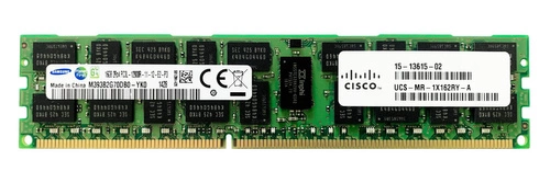 RAM-geheugen 1x 16GB Samsung ECC REGISTERED DDR3 1600MHz PC3-12800 RDIMM | M393B2G70DB0-YK0