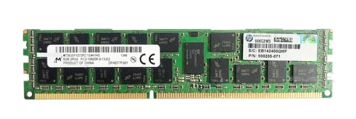 RAM-geheugen 1x 8GB Micron ECC REGISTERED DDR3 1333MHz PC3-10600 RDIMM | MT36JSF1G72PZ-1G4
