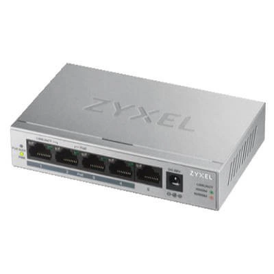 Schakelaar Zyxel GS1005HP-EU0101F 5x 10/100/1000 60 W PoE