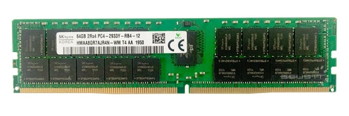 RAM-geheugen 1x 64GB Hynix ECC REGISTERED DDR4 2Rx4 2933MHz PC4-23400 RDIMM | HMAA8GR7AJR4N-WM