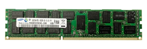 RAM-geheugen 1x 8GB Samsung ECC REGISTERED DDR3 1333MHz PC3-10600 RDIMM | M393B1K70CH0-CH9