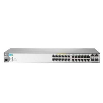 Schakelaar HPE J9625A-RFB 24x 10/100 2x SFP+ 382 W PoE+