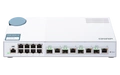 Schakelaar QNAP QSW-M408-4C 8x 1Gb 4x RJ-45/SFP+