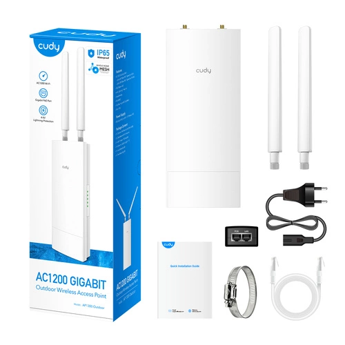Toegangspunt Cudy AP1300 OUTDOOR 2.4 GHz | 5 GHz 867 Mbps 802.11 a/b/g/n/ac